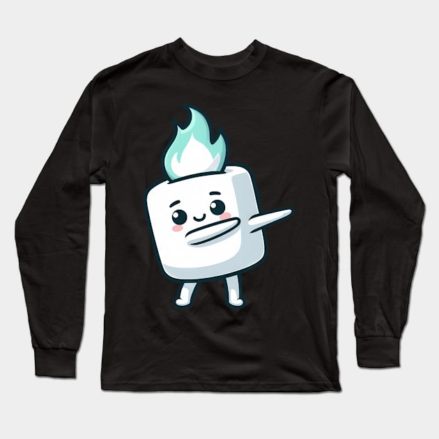 Sweet Marshmallow Sugar Comic Long Sleeve T-Shirt by HBfunshirts